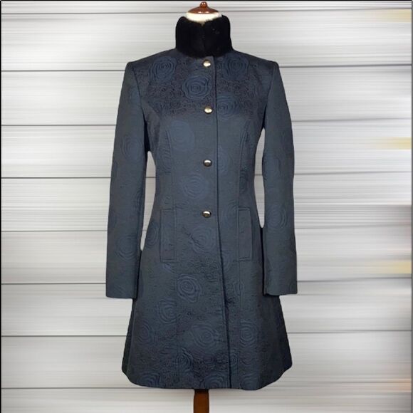HUSKY H Couture Coat with mink fur collar - Picture 1 of 15